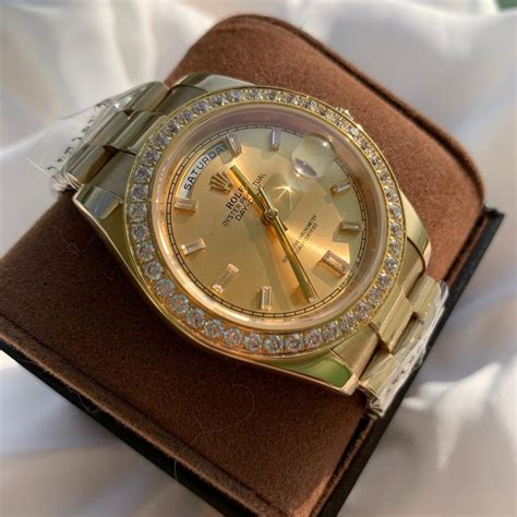 day date rolex vollgold|rolex day date price list.